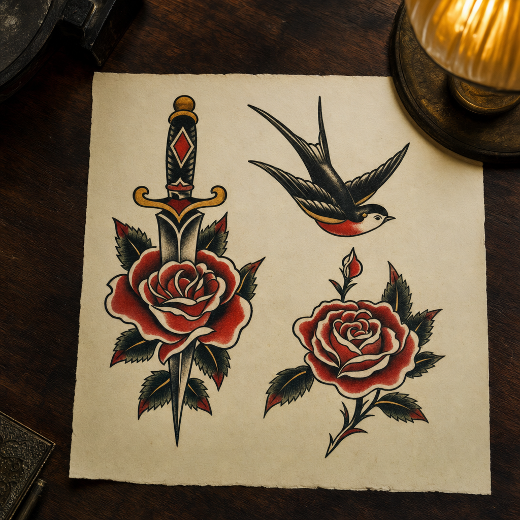 Botanical linework